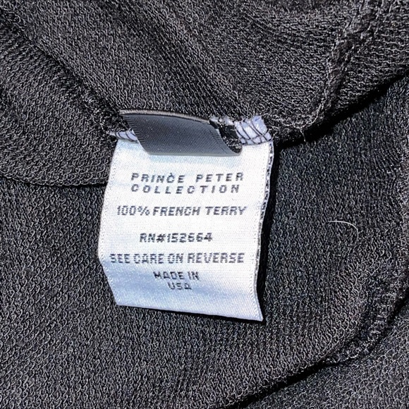 Prince Peter Collective X Clueless Faded Black “Whatever” Long Sleeve Top Size M - Picture 4 of 5